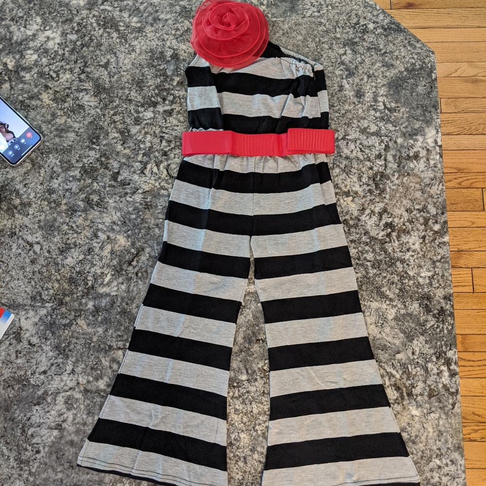 Blossom Couture kids one shoulder jumpsuit